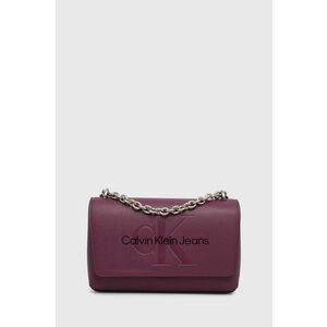 Kabelka Calvin Klein Jeans fialová farba vyobraziť