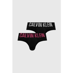 Slipy Calvin Klein Underwear 2-pak pánske, čierna farba vyobraziť