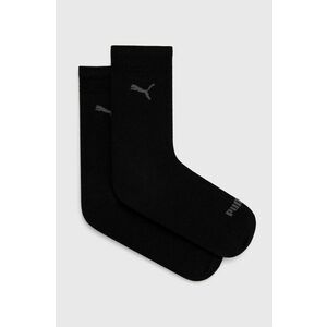 Ponožky Puma 2-pak dámske, čierna farba vyobraziť