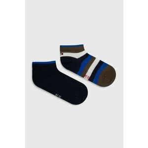 Detské ponožky Tommy Hilfiger 2-pak tmavomodrá farba vyobraziť