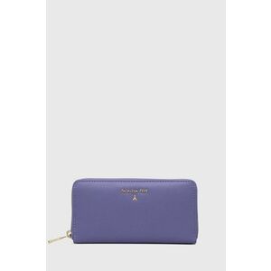Kožená peňaženka Patrizia Pepe dámsky, fialová farba vyobraziť