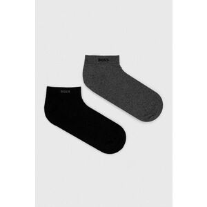 Ponožky BOSS pánske, šedá farba vyobraziť