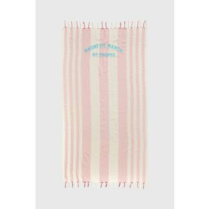 Bavlnený uterák MC2 Saint Barth ružová farba vyobraziť