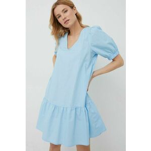 Bavlnené šaty Vero Moda mini, áčkový strih vyobraziť