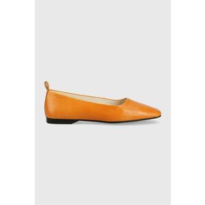 Kožené balerínky Vagabond Shoemakers Delia oranžová farba, vyobraziť