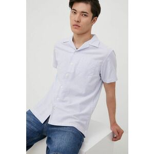 Košeľa Premium by Jack&Jones pánska, fialová farba, regular, s klasickým golierom vyobraziť