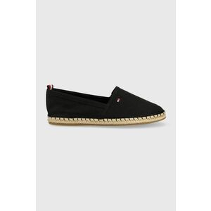 Espadrilky Tommy Hilfiger čierna farba, vyobraziť