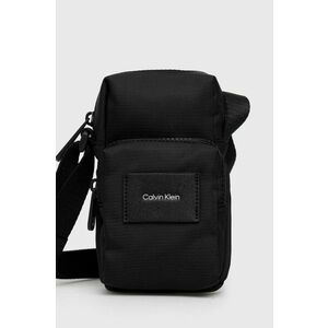 Malá taška Calvin Klein čierna farba vyobraziť