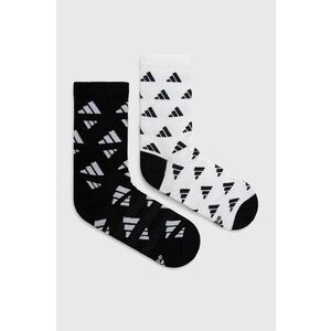 Ponožky adidas Performance HE2963 (2-pak) čierna farba vyobraziť