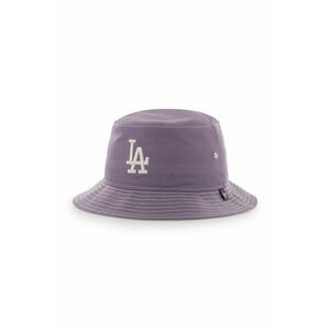 Klobúk 47brand Los Angeles Dodgers fialová farba, bavlnený vyobraziť