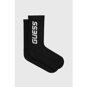 Ponožky Guess dámske, čierna farba vyobraziť