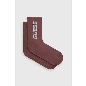 Ponožky Guess dámske, ružová farba vyobraziť