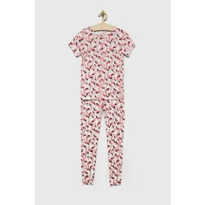 Detské bavlnené pyžamo GAP ružová farba, vzorovaná vyobraziť