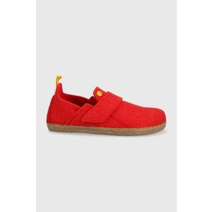Detské papuče Birkenstock červená farba vyobraziť