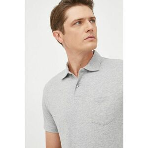 Bavlnené polo tričko Polo Ralph Lauren šedá farba, melanžový vyobraziť