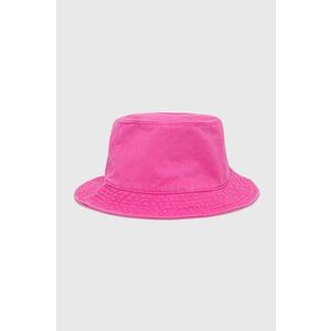 Detský bavlnený klobúk GAP ružová farba, vyobraziť