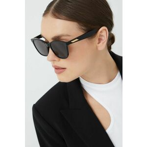 Slnečné okuliare Bottega Veneta dámske, čierna farba vyobraziť