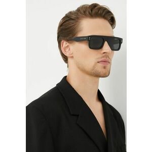 Slnečné okuliare Gucci pánske, čierna farba vyobraziť