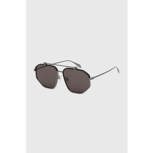 Slnečné okuliare Alexander McQueen čierna farba vyobraziť