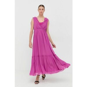 Šaty MAX&Co. ružová farba, maxi, áčkový strih vyobraziť