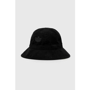 Štruksový klobúk adidas Originals HM1715-BLACK, čierna farba, vyobraziť
