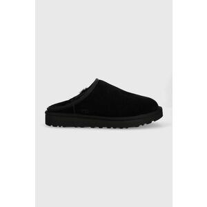 Semišové papuče UGG M Classic Slip-on 1129290.BLK-BLK, čierna farba vyobraziť