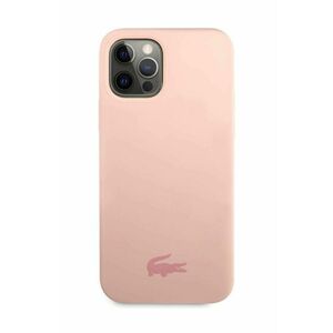 Puzdro na mobil Lacoste ružová farba vyobraziť