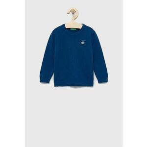 Detský bavlnený sveter United Colors of Benetton tenký vyobraziť