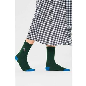 Ponožky Happy Socks dámske, hnedá farba vyobraziť