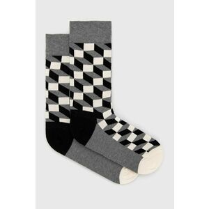 Ponožky Happy Socks dámske, čierna farba vyobraziť