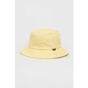 Bavlnený klobúk HUF žltá farba, bavlnený vyobraziť