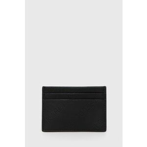Puzdro na karty Karl Lagerfeld dámsky, čierna farba vyobraziť