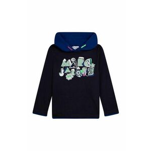 Detská bavlnená košeľa s dlhým rukávom Marc Jacobs tmavomodrá farba, s potlačou vyobraziť