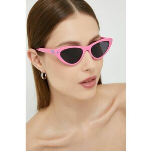 Slnečné okuliare Chiara Ferragni dámske, ružová farba vyobraziť