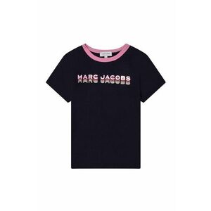 Detské bavlnené tričko Marc Jacobs tmavomodrá farba, vyobraziť