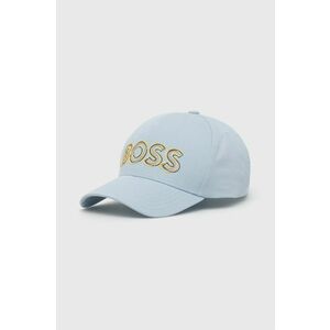 Bavlnená čiapka BOSS Boss Athleisure s potlačou vyobraziť