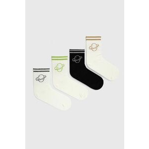 Ponožky Answear Lab dámske, biela farba vyobraziť
