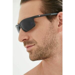 Slnečné okuliare Tommy Hilfiger pánske, šedá farba vyobraziť