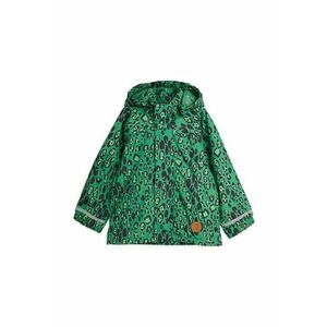 Detská bunda Mini Rodini zelená farba, vyobraziť