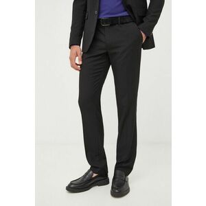 Nohavice Sisley pánske, čierna farba, rovné vyobraziť