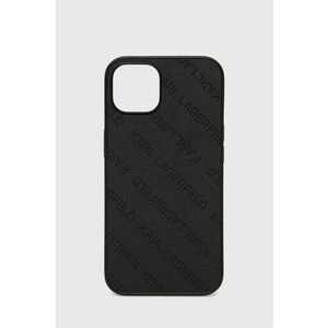 Puzdro na mobil Karl Lagerfeld Iphone 13 6, 1'' čierna farba vyobraziť