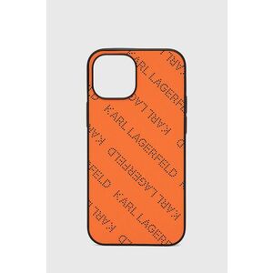 Puzdro na mobil Karl Lagerfeld Iphone 13 Mini 5, 4'' oranžová farba vyobraziť