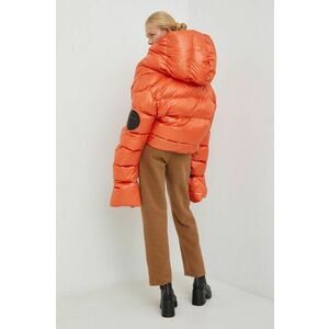 Páperová bunda MMC STUDIO Maffo dámska, oranžová farba, zimná, oversize vyobraziť