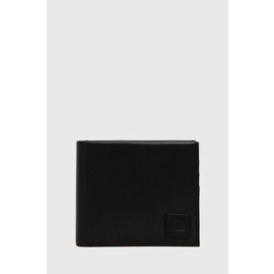 Kožená peňaženka + kľúčenka Calvin Klein Jeans dámsky, čierna farba vyobraziť