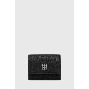 Peňaženka Tommy Hilfiger dámsky, čierna farba vyobraziť