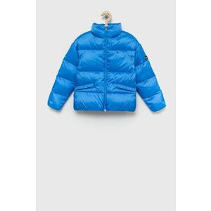 Detská bunda Tommy Hilfiger fialová farba, vyobraziť