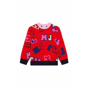 Detský sveter Marc Jacobs červená farba, vyobraziť