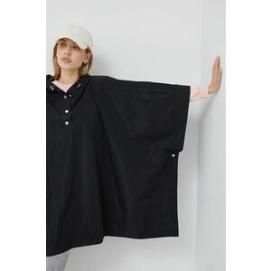 Bunda Lauren Ralph Lauren dámska, čierna farba, prechodná, oversize vyobraziť