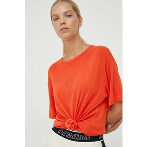 Tričko P.E Nation dámsky, oranžová farba, vyobraziť