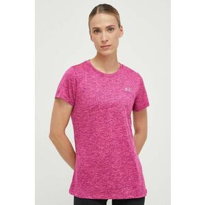 Tréningové tričko Under Armour Tech ružová farba vyobraziť